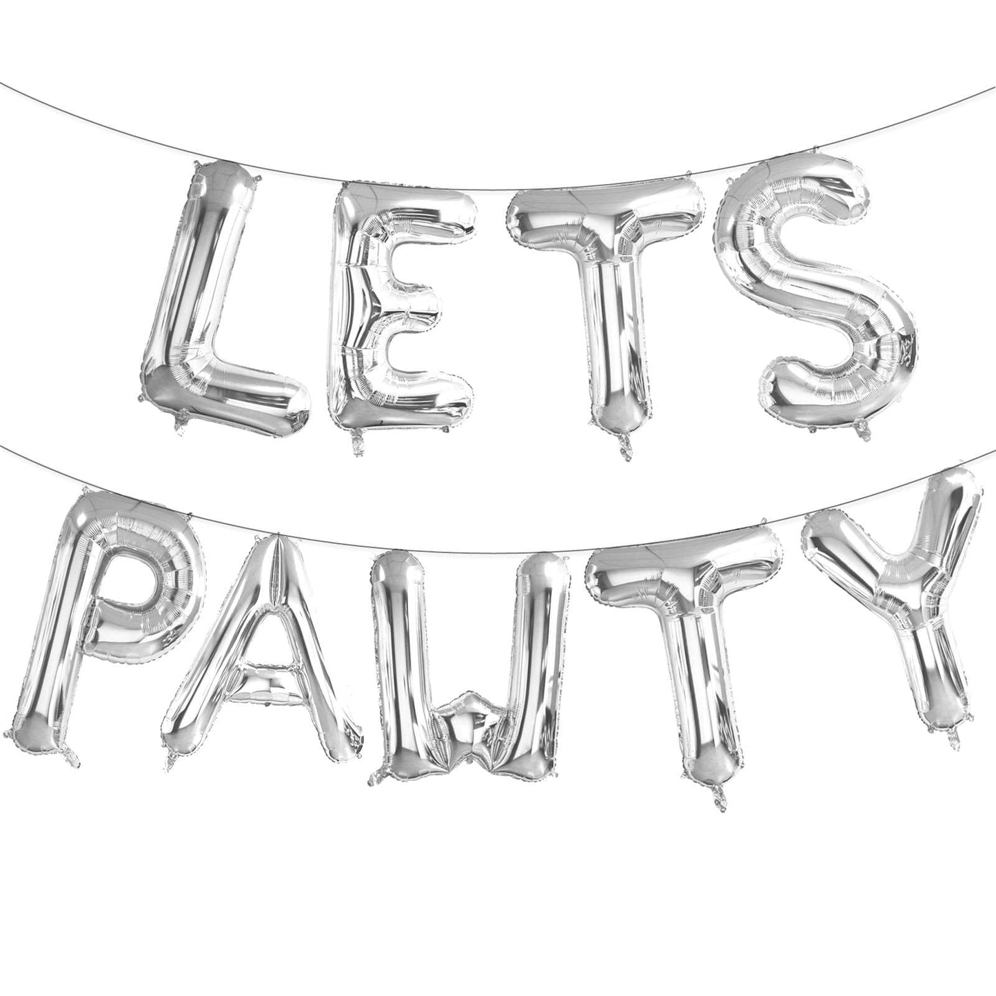 16in Lets Pawty Pet Party Balloons