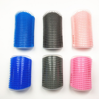 Corner Cat Scratcher & Massage Brush