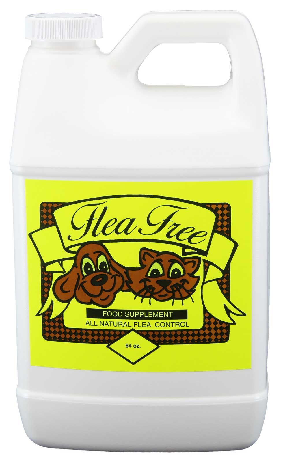 Flea-Free Pure Organic Food Supplement and Natural Pet Products 64 Ounce