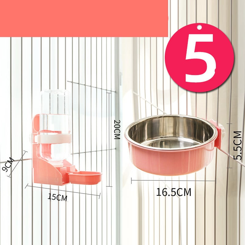 Stainless Steel Hanging Cat Water Bowl