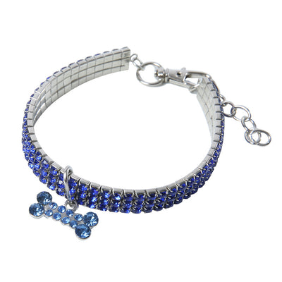 Sparkle Gem Dog Collar Set