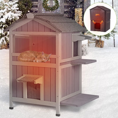 Insulated Outdoor Cat House