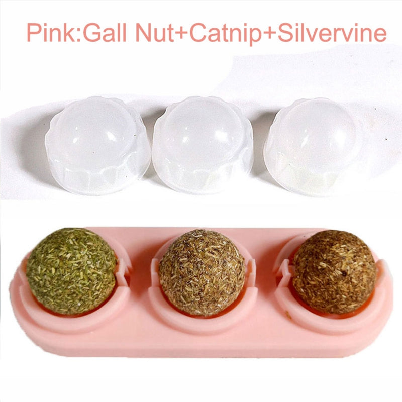 Rotating Catnip Lick Ball