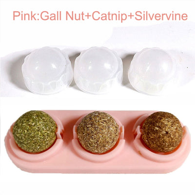 Rotating Catnip Lick Ball