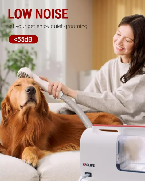 Quiet Pet Vacuum and Trimming Set