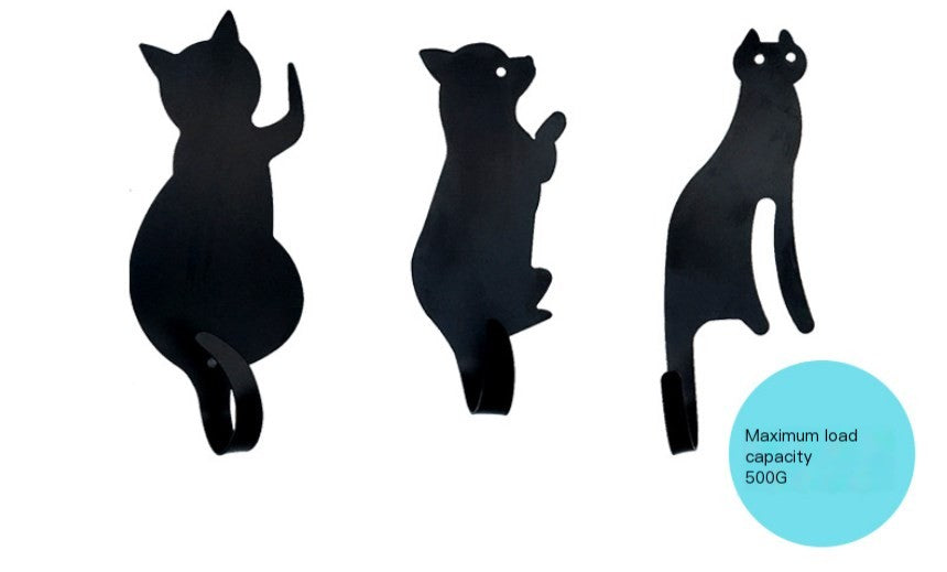 Charming Cat Metal Hooks