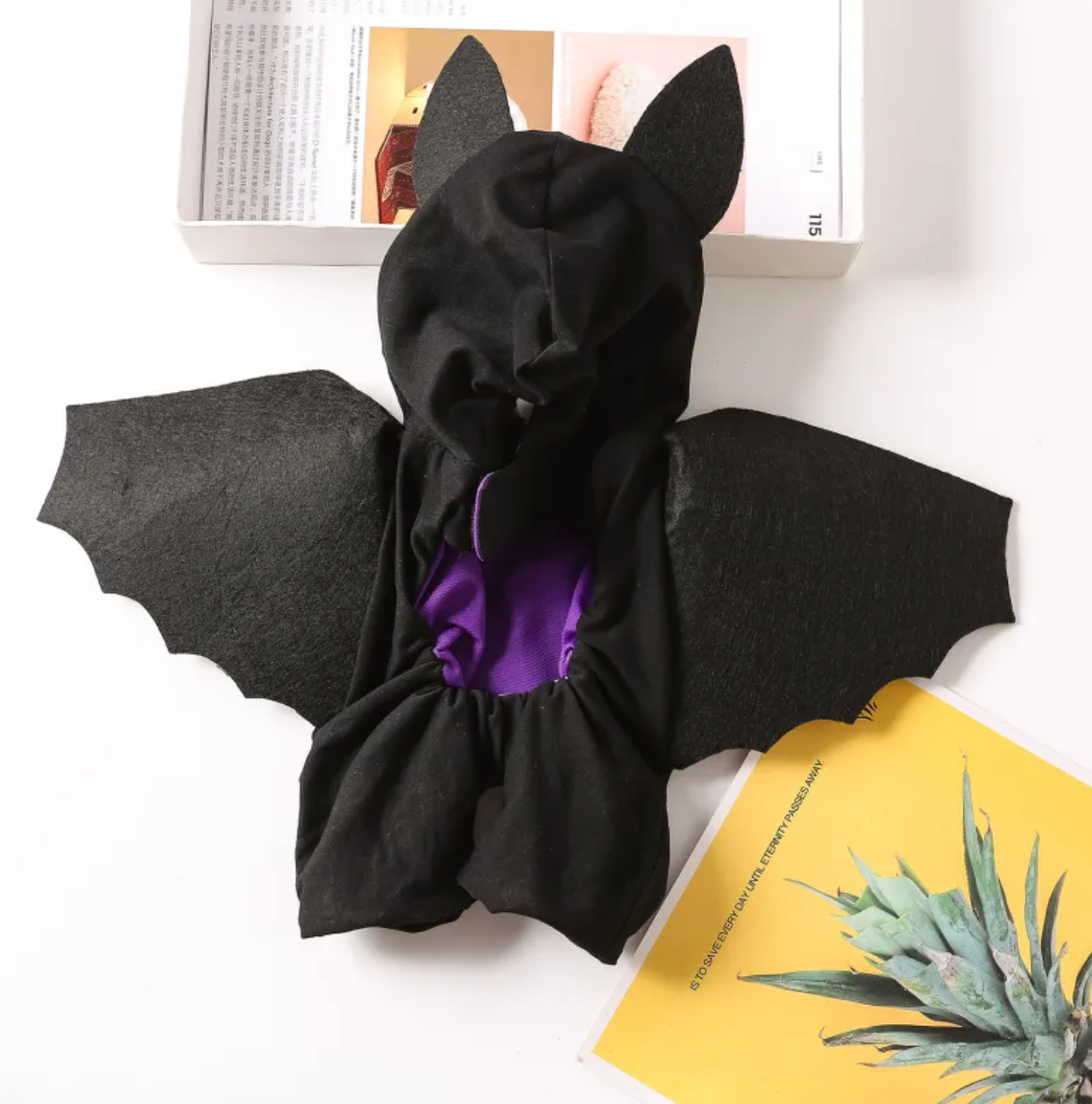 Dog Black Bat Halloween Costume