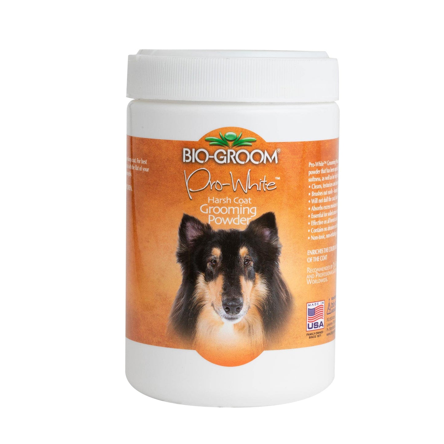 Pro-White Odor Control Dog Grooming Powder - 8 oz