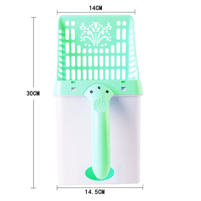 Pet Supplies Cat Litter Scoop Cleaning Set with Hook