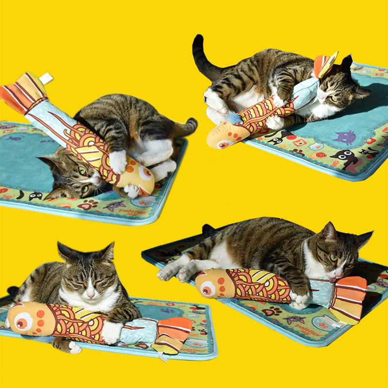 New Catnip Fish Toy with Crinkle Sound for Cats