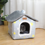 Warm Closed Dog Kennel House for Pets