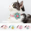 Petite Floral Pet Bell Collar