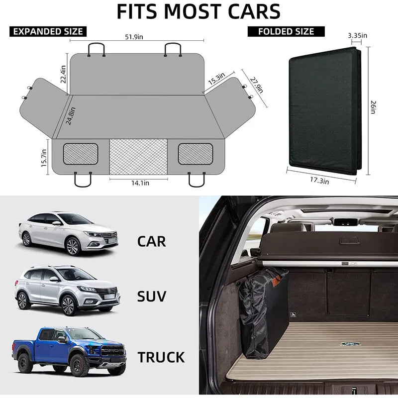 All-Weather Pet Car Seat Cover