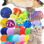 DIYUQISHI Cat Toys Variety Pack – 33pcs Set with Catnip Fish Bell Balls Plush & Reflective Balls for Indoor Cats – Fun and Safe Toys for Cats
