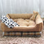 Teddy Golden Retriever Dog Bed and Pet House