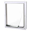 Trixie Pet Products 2-Way Locking Dog Door Medium to X-Large Dogs White