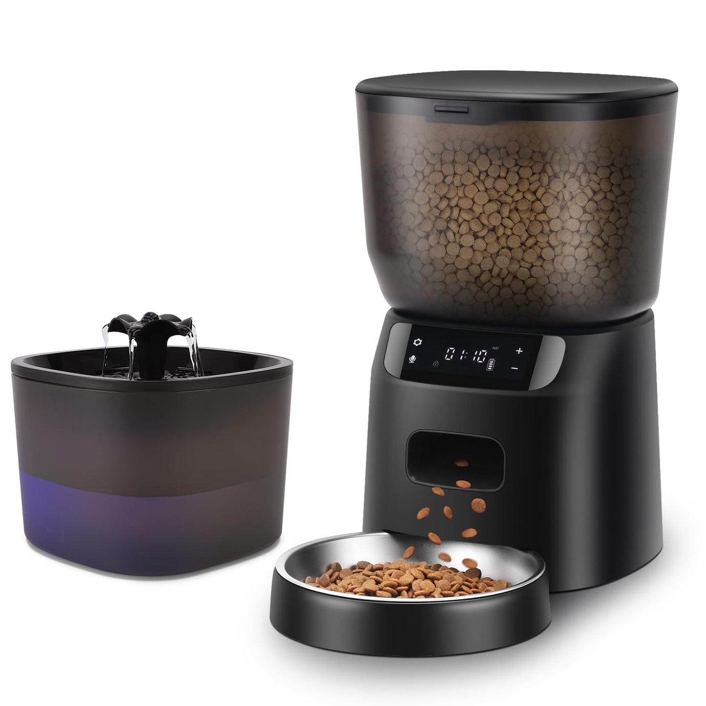 Smart Pet Feeder & Water Fountain 4L