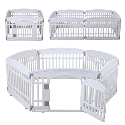 Pet Exercise Playpen 6-Panel Indoor/Outdoor Puppy Cage