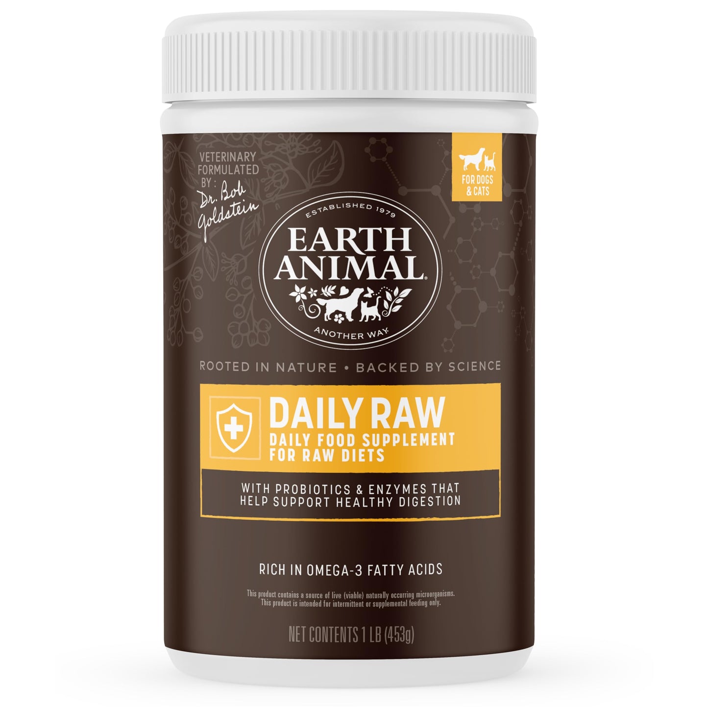 Complete Pet Nutrition Raw Food Topper | 1lb Cat & Dog Supplement