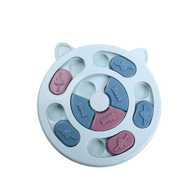 Dual Pet Slow Feeding Interactive Plate
