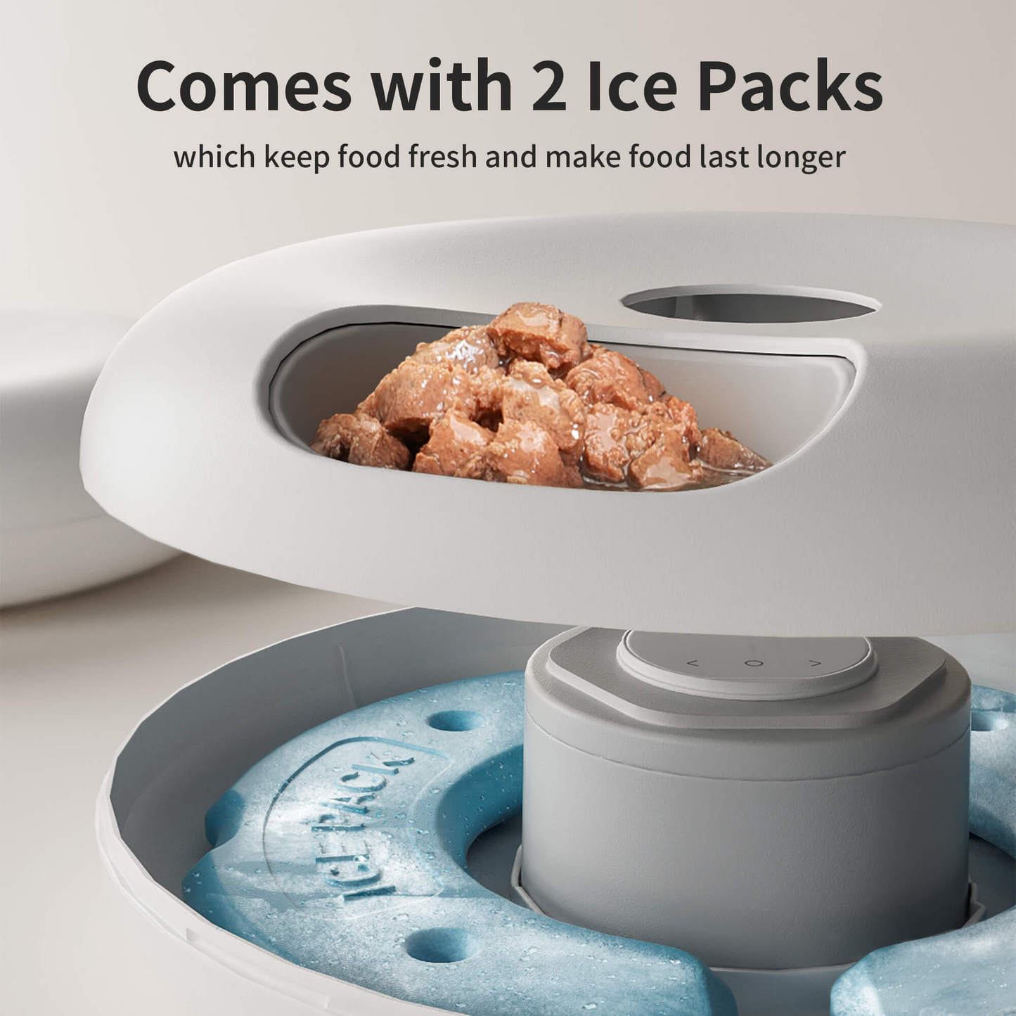 Smart 6-Meal Pet Feeder with WiFi & Ice Packs