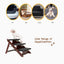 3-Step Wooden Pet Stairs & Ramp