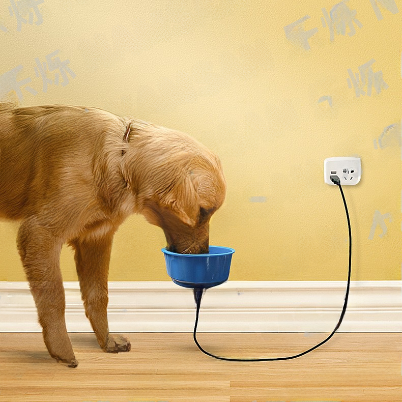 Pet Supplies Heated Food and Water Bowl for Dogs