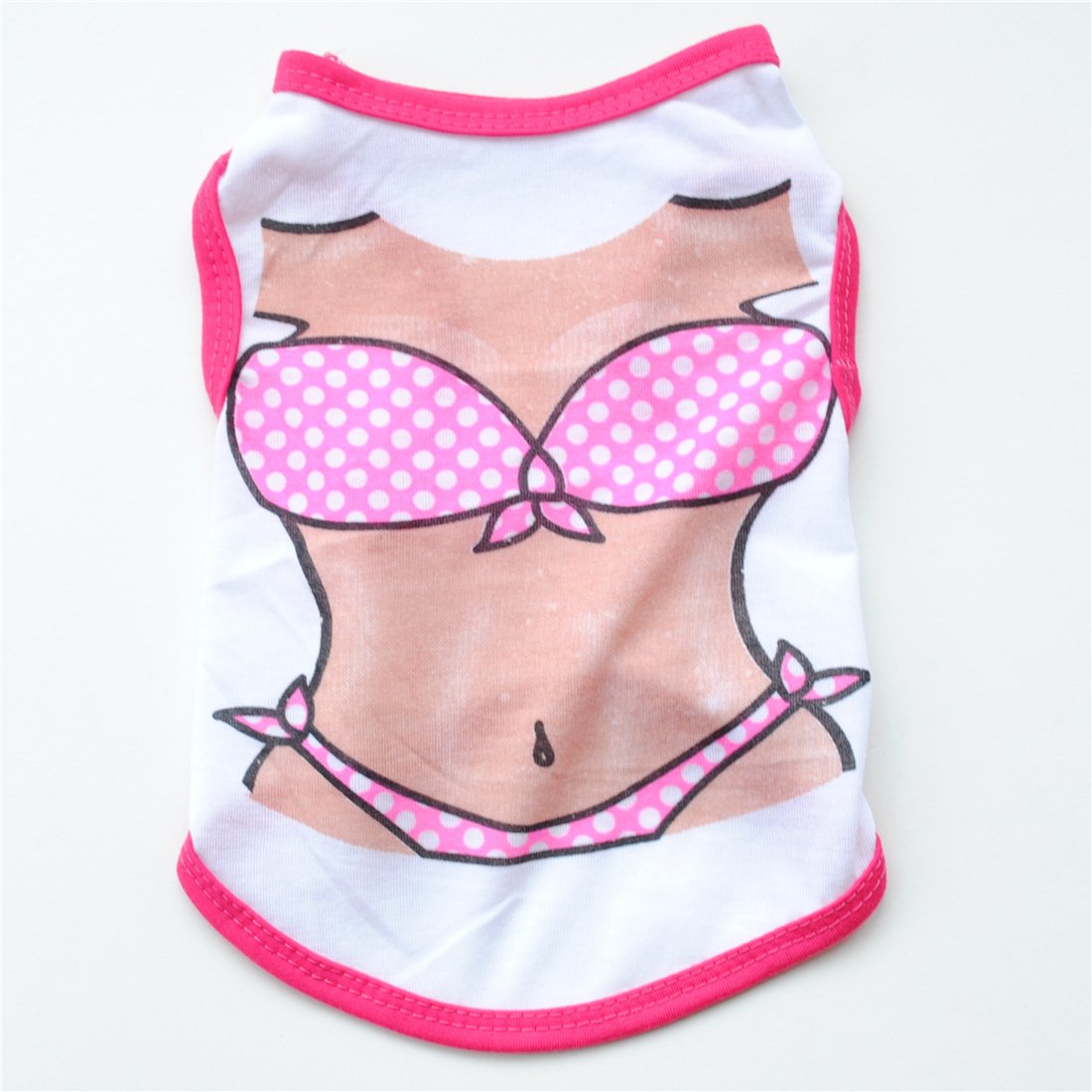 Chic Cotton Dog Bikini Vest