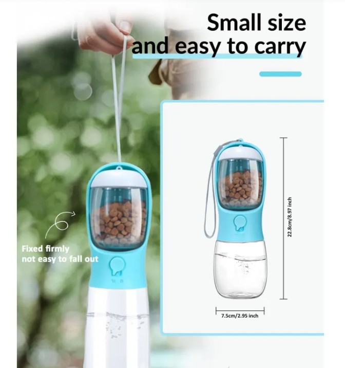 Compact Pet Water & Food Flask