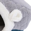 Reversible Quilted Warm Cat Bed for Pets in Autumn/Winter