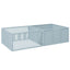 PawHut Comfort Whelping Box 81"x39" Dual-Chamber Dog Nursery
