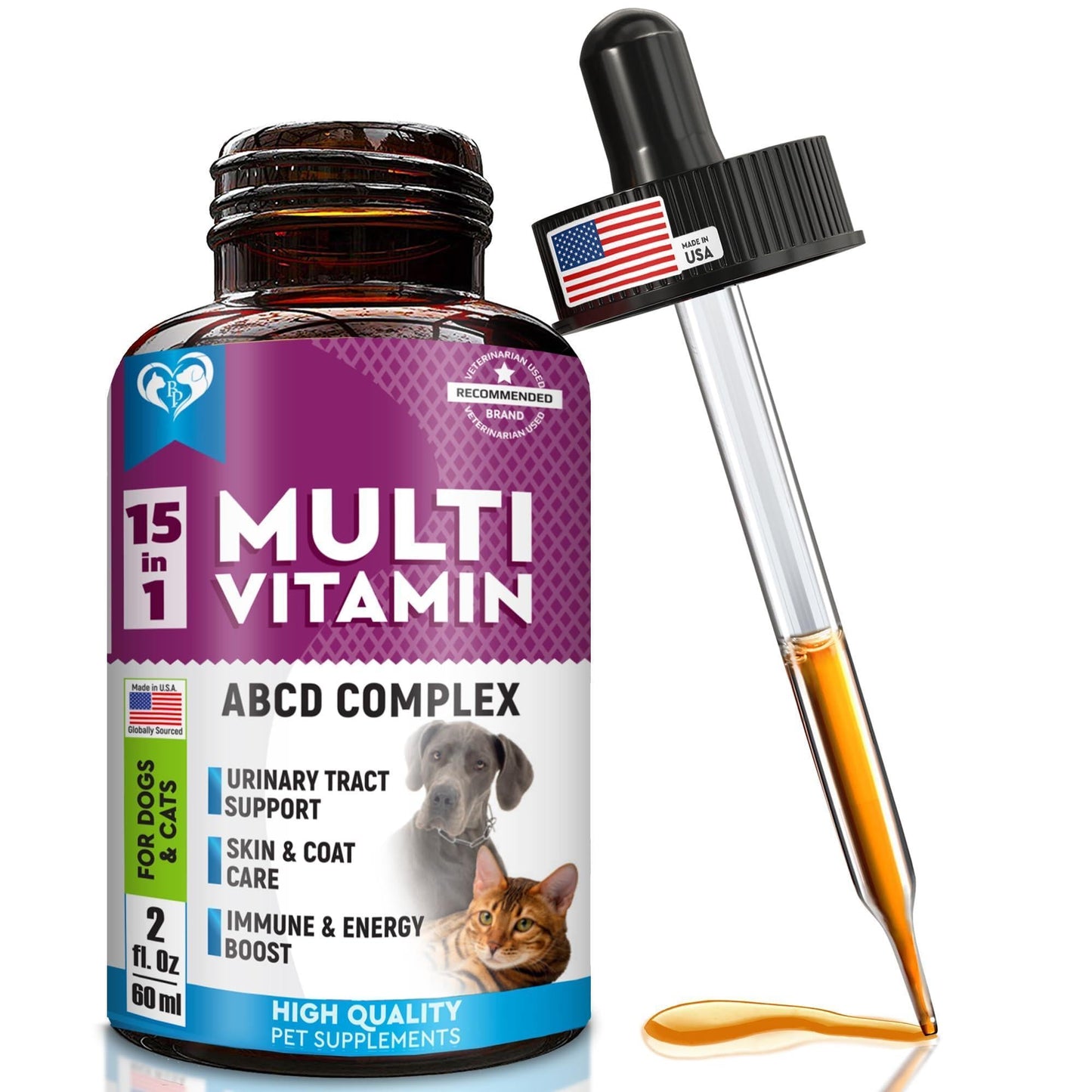PetVitality 15-in-1 Multi Drops