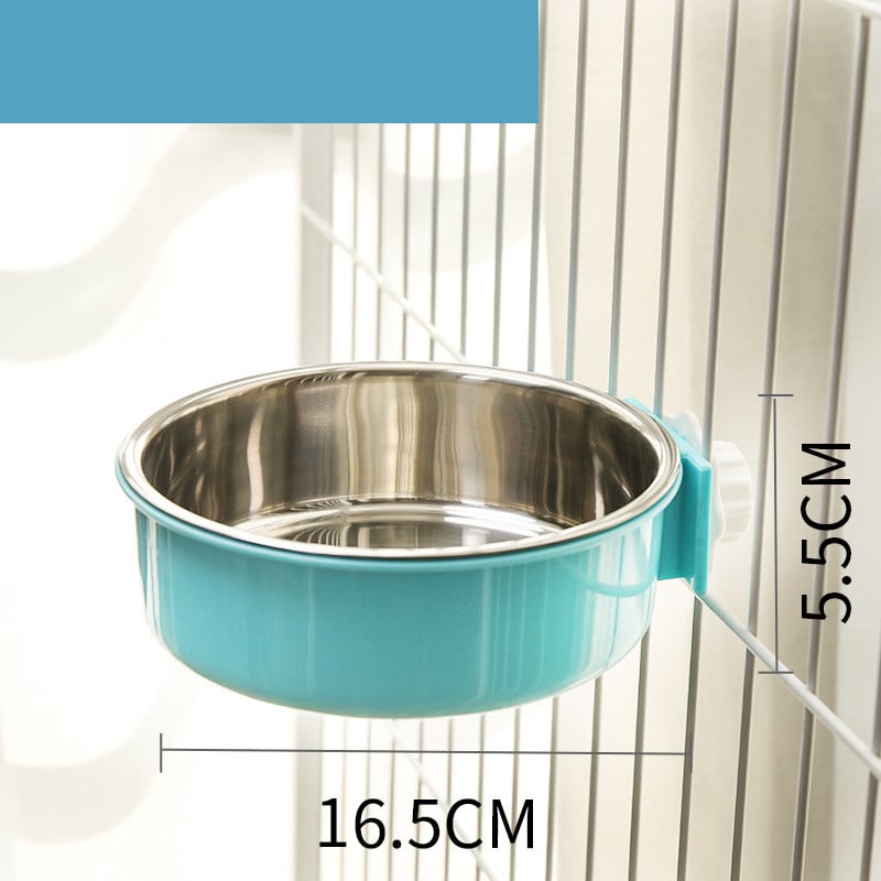 Stainless Steel Hanging Cat Water Bowl