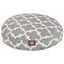 Gray Trellis Large Round Indoor Outdoor Pet Dog Bed With Removable Washable Cover By Majestic Pet Products