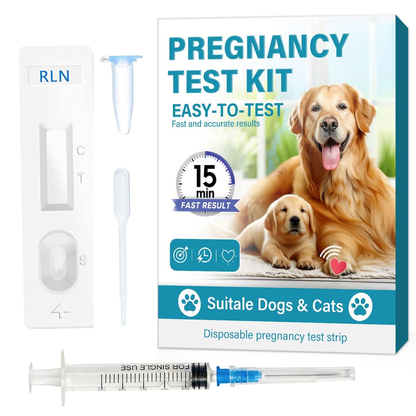 QuickDetect Pet Pregnancy Test Kit - 4pc