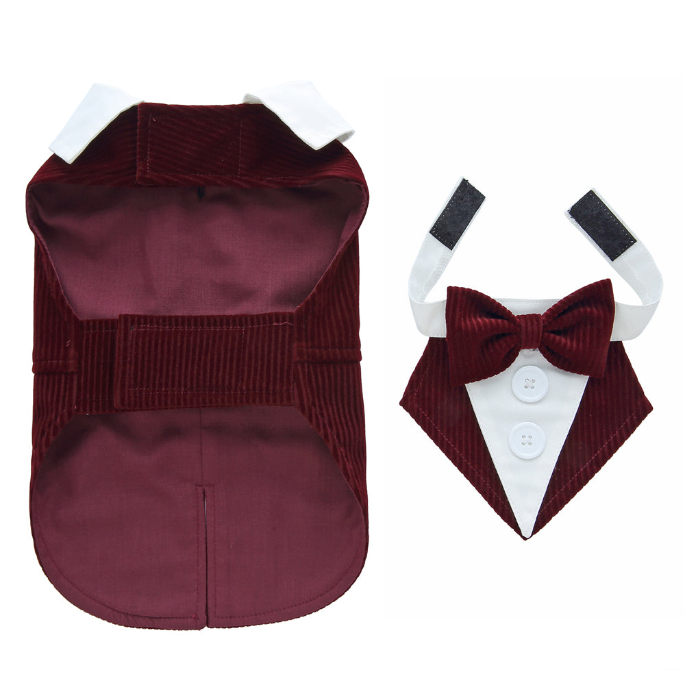 Dog Tuxedo Dress for Pet Supplies and Clothing