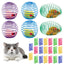 6-Pack Retractable Cat Spring Balls with Coil Springs
