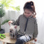 Hooded Striped T-Shirt for Pets and Owners