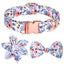 Detachable Hexapetalous Flowers Dog Collar