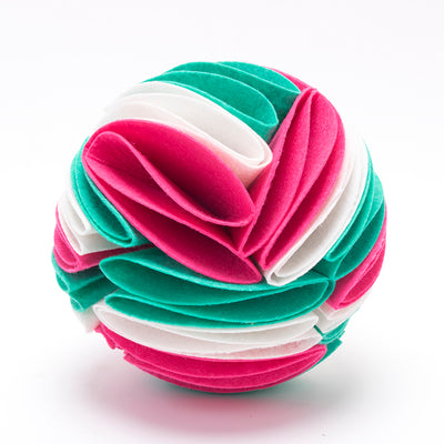 Foldable Dog Snuffle Ball for IQ Training Games