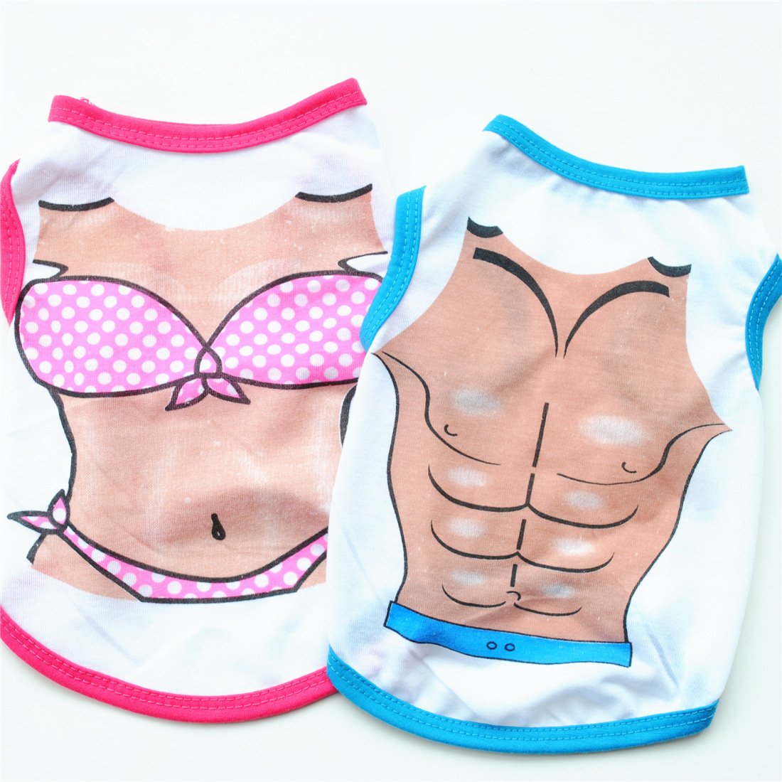 Chic Cotton Dog Bikini Vest