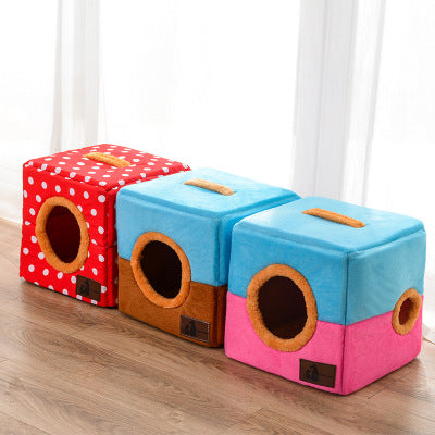 Twin Star Cat Bed