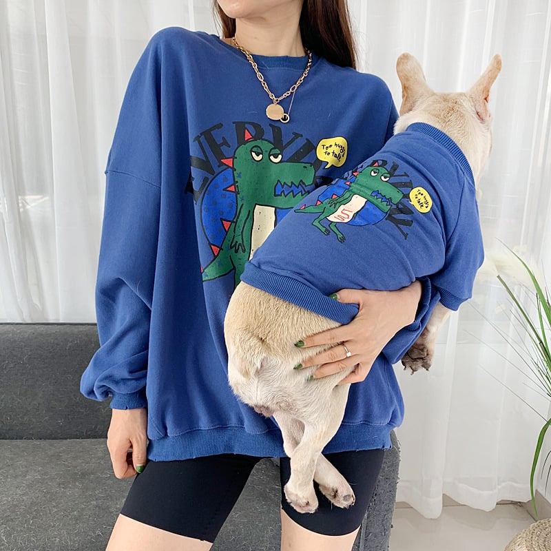 Pet Parent-Child Matching Panda Print Dog Clothes