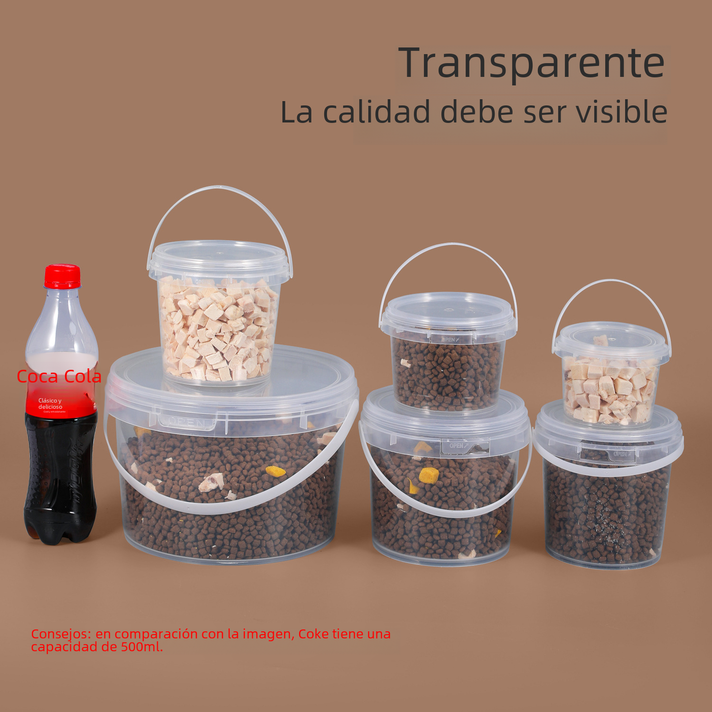 Sealed Freeze-Dried Pet Food Storage Bin