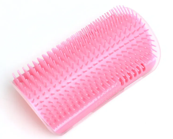 Corner Cat Scratcher & Massage Brush