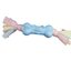 TPR Dog Bone Cotton Cloth Strips for Teeth Relief