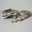 Purple Zephyr Dog Collar and Leash Set