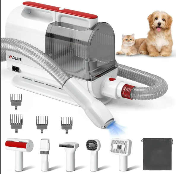 Quiet Pet Vacuum and Trimming Set