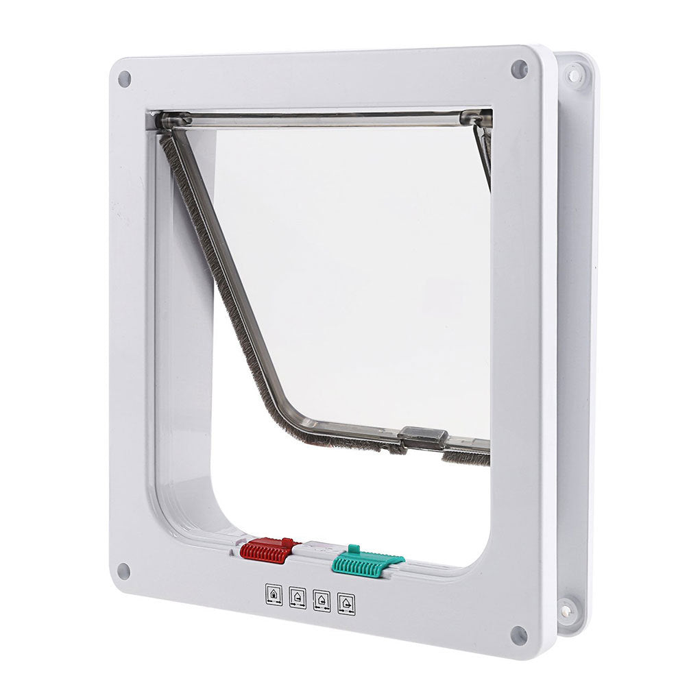 Pet Door with Direction Control for Cats and Dogs