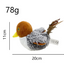 USB Rechargeable Interactive Flapping Bird Cat Toy